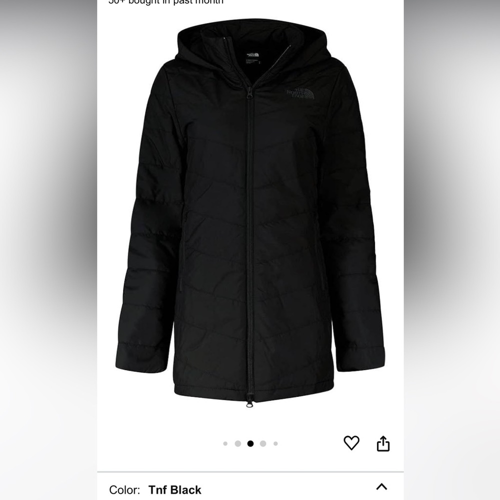 New w/o tags The North Face women’s S parka in black -